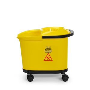 Seau à balai en plastique jaune 16L pour le nettoyage domestique - HENDI 405x296x(H)340mm - Product Image 1