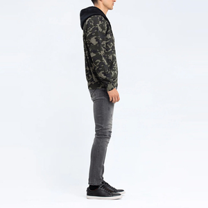 2025 ODM sweat à capuche pour hommes imprimé sur mesure avec fermeture éclair poids léger ajustement confortable prix raisonnable accessoire de saison d'hiver - Product Image 3