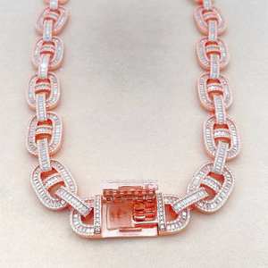 Joyería de cadena de moda para hombres, acero inoxidable chapado en oro para uso diario - Product Image 3