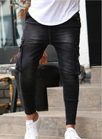 Dernier Design Jean Pantalon Homme 2023, Logo Personnalisé Vêtements Jean pour Homme, Jean Pantalon OEM