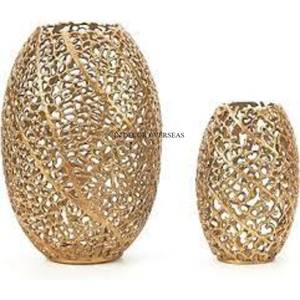 Luxurious Quality Metal Made High Grade Gold Plated Flower Vase Home Interior Decoration <b>Supplies</b> From Indian Manufacturer - Product Image 4