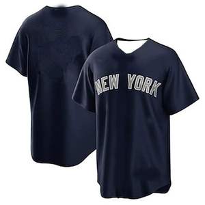 Uniforme de béisbol transpirable de secado rápido para hombre, camiseta de edición limitada de verano con nombre de equipo personalizado, opciones de talla grande - Product Image 1