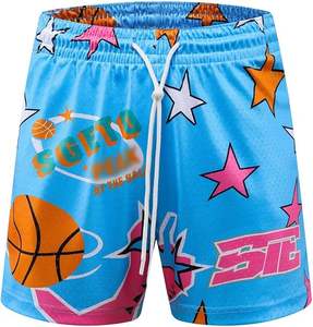 Gym Basketball Mens Shorts-Short athlétique d'entraînement à séchage rapide avec poches pour la course décontractée - Product Image 1