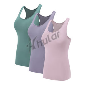 Soutien-gorge de sport à fort impact pour femmes débardeur brodé haut court de Yoga décontracté pour entraînement Fitness soutien-gorge de sport en cire - Product Image 5
