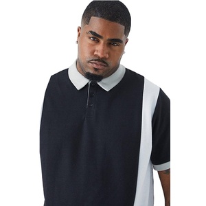 เสื้อกอล์ฟผ้าฝ้าย100% สำหรับผู้ชายเสื้อกอล์ฟแขนสั้นที่กำหนดขนาดพิเศษปกกระดุมแห้งเร็วระบายอากาศออกแบบลายต่อต้านริ้วรอย - Product Image 5