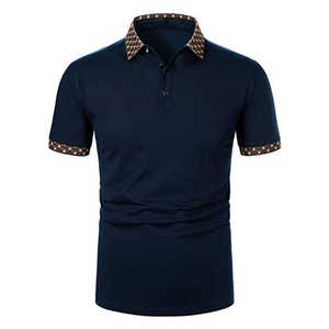 2024Customized <b>Men</b> Clothing Outer Wear Solid Color Comfortable Good Selling Newest <b>Polo</b> Shirts - Product Image 1