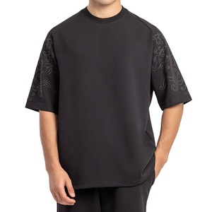 เสื้อยืดคอกลมผ้าแคนวาสผสมไหม/ฝ้าย แขนสั้น แห้งเร็ว ระบายอากาศดี สไตล์สตรีทแวร์ สำหรับใส่เที่ยวหน้าร้อน แบบเรียบง่าย - Product Image 1