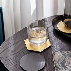 Sous-verre en métal durable résistant aux rayures et à la rouille accessoire de vaisselle longue durée pour restaurants cafés bureaux d'entreprise - Product Image 2