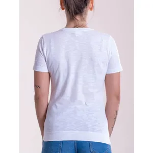Camiseta Personalizada para Mujer con Textura Slub para Merchandising Promocional - Product Image 5