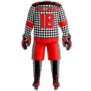 2024 ensembles de maillots de hockey sur glace de haute qualité de conception personnalisée 100% uniformes d'équipe en polyester - Product Image 2