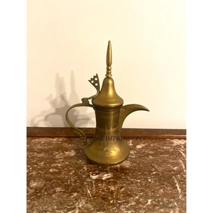 Modern Mid 20th Century Arabic Dallah <b>Coffee</b> Tea <b>Pot</b> Stainless Steel Eco-Friendly Arabian for Serving Tea - Product Image 1