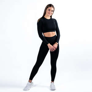 2026, venta al por mayor, ropa deportiva para gimnasio, conjuntos de Yoga de 2 piezas para mujer, ropa de entrenamiento para mujer, ropa de gimnasio, conjunto de Yoga para mujer, Fitness - Product Image 3