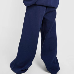 Último diseño de chándal de algodón, chándal suelto de manga larga, ropa informal transpirable de secado rápido, Color sólido - Product Image 3