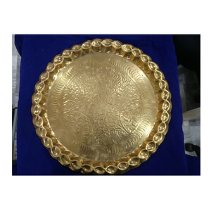 Plaque de chargeur en laiton Design Mordent fêtes à la maison et plaque de chargeur en laiton avec revêtement en or avec logo personnalisé pour le prix de gros - Product Image 6