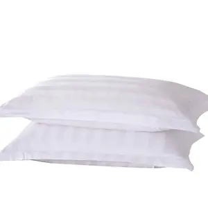 Premium 100% cotton 233TC 250TC 300TC 60s*40s Stripe Design 3cm 5cm Jacquard fabric Hotel Pillow