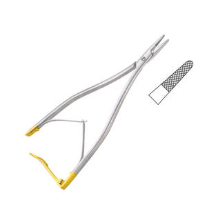 Alta calidad 24cm/9 1/2 \ "Mathieu TC alicates ortodoncia Dental instrumentos quirúrgicos soportes de agujas de ortodoncia pinzas de acero - Product Image 5
