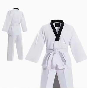 Uniforme profesional de Taekwondo GJJ Gis en tela suave y ligera para entrenamiento de artes marciales en el - Product Image 6