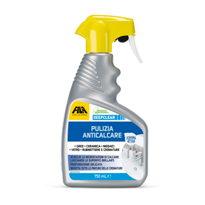 DEEPCLEAN Agente Desincrustante para Cal, Limpiador de Accesorios de Baño, Spray Limpiador de Mosaicos y Grifos, Biodegradable, Aroma a Limón, Espuma Activa - Product Image 1