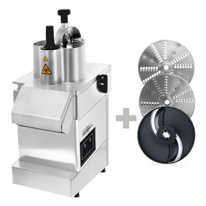 Máquina Comercial para Preparar Vegetales - 550W - incl. 3 Discos de Corte/Rallado - Product Image 1