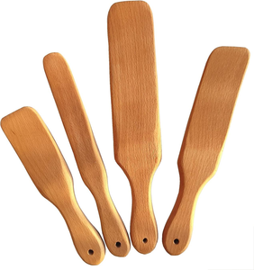 Tourneur de levain en bois comprenant une spatule à palette Spatule à fente en bois Grattoir à spatule Meilleur design - Product Image 3