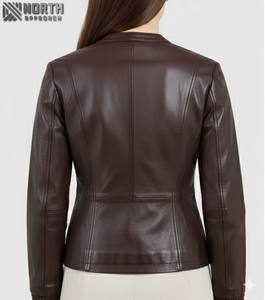 Mode féminine veste pour femmes à vendre en gros femmes automne printemps vêtements surdimensionné tenue décontracté personnalisé veste en cuir dames - Product Image 2