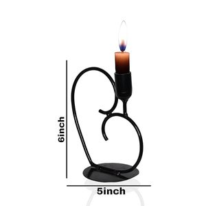 Forme de coeur vente chaude fantaisie métal fer bougie navire luxe Table décoration bougie support maison Accent meilleur prix bougie moule - Product Image 3