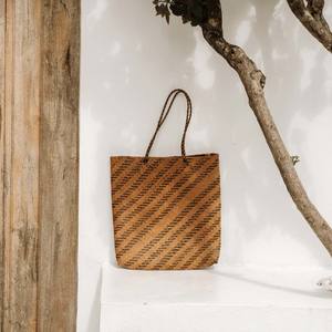 กระเป๋าถือสุภาพสตรี,สไตล์วินเทจกระเป๋าถือกระเป๋าหญ้าทะเลธรรมชาติจากโรงงานในเวียดนาม - Product Image 6