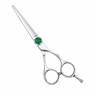 Professional Barber <b>Scissors</b> Stainless Steel Straight Blade <b>Cuticle</b> <b>Scissors</b> Removable Handle Right-Handed Durable Steel Handle - Product Image 3