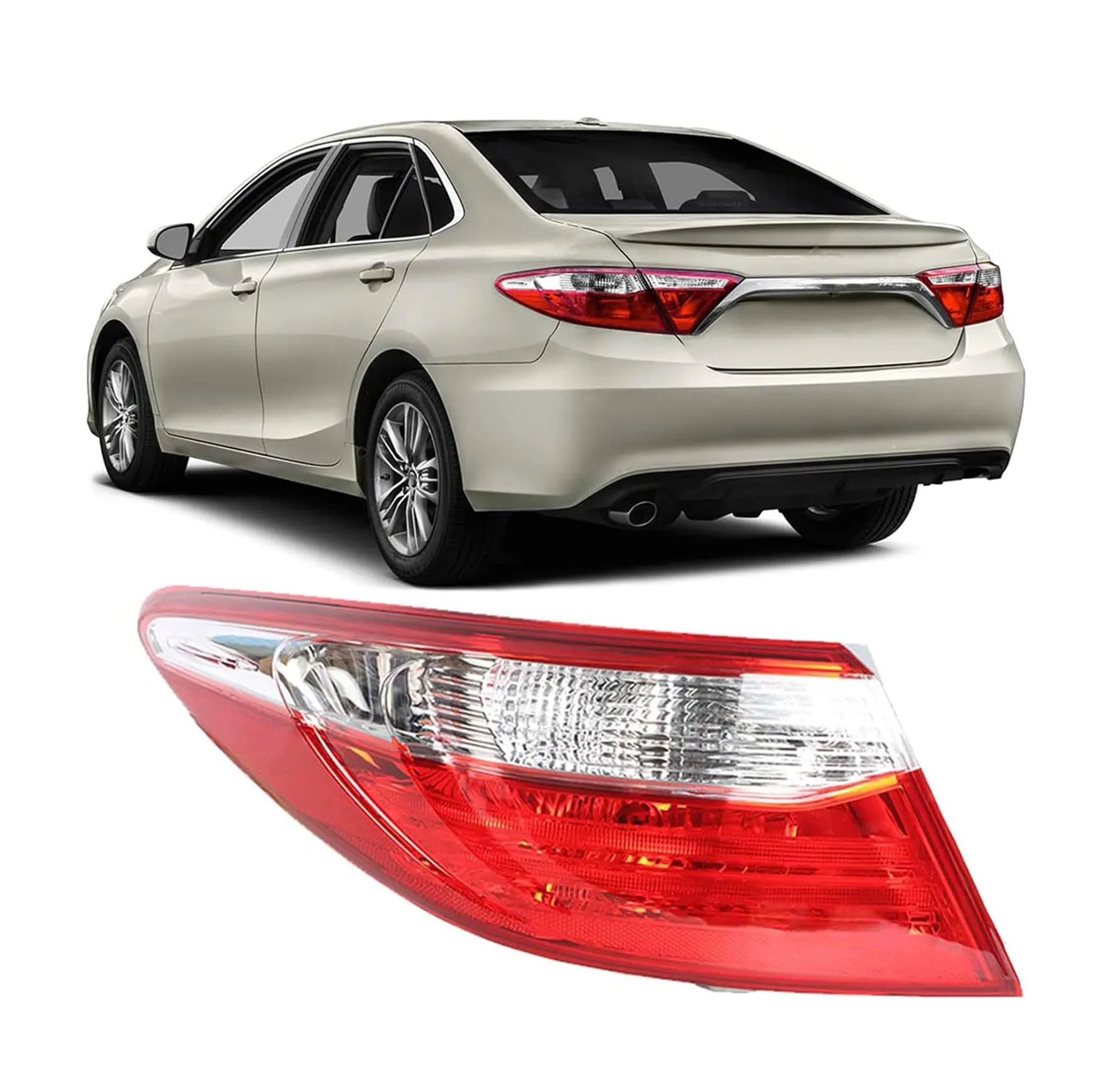Wholesale Custom Assembly 2015 2016 2017 Toyota Camry Outer Rear Brake Lamp Tail Light LED Tail Lamp