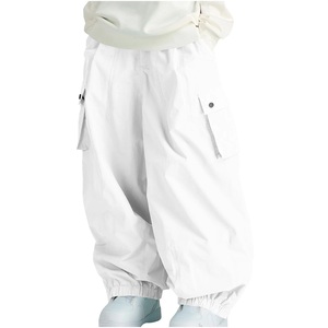 2025 nueva llegada ropa de esquí estilo Hip Hop logotipo personalizado holgados pantalones cortavientos impermeables de talla grande transpirable impreso - Product Image 1