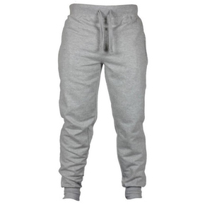 Pantalon de survêtement en coton décontracté pour hommes Joggers à rayures avec bas de survêtement de musculation élastique à la taille moyenne - Product Image 2