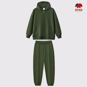 ชุดวอร์มออกแบบพิเศษสำหรับผู้ชายจาก Ryan Pro Gear พร้อมซิปปิด ผ้าสวมใส่สบาย ระบายอากาศได้ดี พร้อมโลโก้แบบกำหนดเอง - Product Image 4