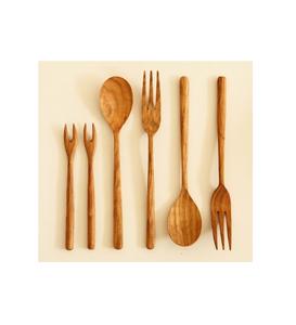 Ensemble de couverts décor de table design attrayant cuillères couteau fourchette ensemble de couverts en bois de haute qualité pour accessoires de cuisine - Product Image 3