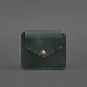 Portefeuille en cuir Crazy Horse pour hommes véritable court peau de vache carré fête des pères porte-billet sac à main cadeau CHW-0091D - Product Image 1