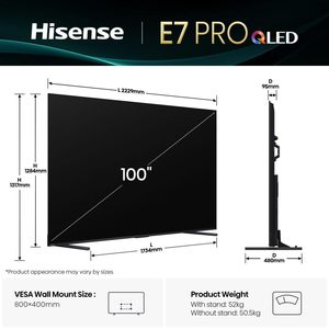 2K Definition Home and Hotel TV Various Screen Sizes (32 to 85 Inches) Projection Type with Use in Kitchen and Bathroom - Product Image 5
