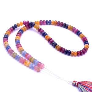 Cuentas Redondas Lisas de Zafiro Amarillo AAA+ de 6mm-7mm, Cuentas Sueltas de Piedras Preciosas de Zafiro Azul Natural y Rubí para la Fabricación de Joyas - Product Image 5