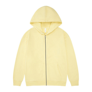 Sudadera con capucha personalizada de 330GSM para hombre, Sudadera estampada extragrande con cremallera y ajuste cuadrado para otoño, diseño en relieve - Product Image 4