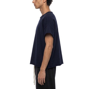 T-shirt unisexe coupe ample et épaisse à bords bruts avec impression DTG - Product Image 4