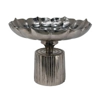 Bol à fruits décoratif en aluminium argenté, design unique, fait main, couleur et taille personnalisables – Offre spéciale