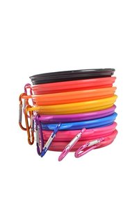 Tazón Portátil Plegable de Plástico de Alta Calidad para Comida y Agua para Perros y Gatos, con Gancho para Colgar, Capacidad de 0-1L, Práctico para el Hogar y Viajes - Product Image 4