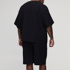 Conjuntos cortos para hombre al por mayor 100% algodón estampado moda informal ropa de calle moderna a prueba de viento transpirable precio barato - Product Image 3