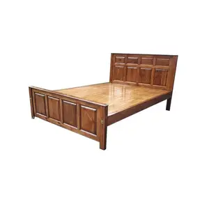 Latest Luxury Bedroom Furniture Bedroom Set Bed Solid Wooden Double King Size Fabric Bed from in India