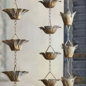 Cadenas de Lluvia de Hierro de Calidad de Exportación |   Uso en Exteriores del Jardín |   Fabricante y Mayorista Indio - Product Image 1