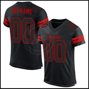 Maillots de football américain sur mesure à manches courtes, nouvelle conception, taille plus - Product Image 4