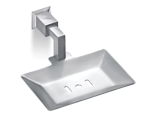 Ensemble d'accessoires de salle de bain en métal noir, fabrication indienne, vente chaude, comprend un porte-brosse à dents et un porte-savon en acier inoxydable et aluminium - Product Image 5