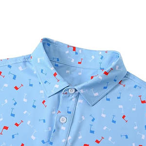 Polo de golf pour homme à séchage rapide, en coton, nouveau modèle, polos de golf pour homme à séchage rapide - Product Image 5