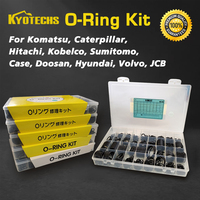 Jeu de joints toriques en caoutchouc hydraulique personnalisés de haute qualité pour Kits de réparation de joints d'huile d'excavatrice Volvo boîte d'assortiment