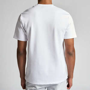 T-shirts pour hommes Vêtements de Offre Spéciale T-shirt 100% coton de haute qualité pour hommes personnalisé avec logo motif lettre en tissu usé - Product Image 4