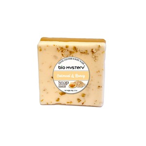 Barra de jabón natural de avena y miel con aceites esenciales Jabón vegano hecho a mano para el cuerpo Cara Proceso en frío Basado en plantas - Product Image 2