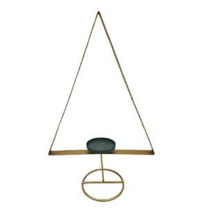 Haute qualité Design moderne fer laiton bougeoir à la main votive pilier support pour la décoration de la maison nouveauté Table Top Decor - Product Image 3